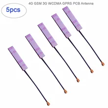 5 шт./лот 4G GSM 3g WCDMA GPRS PCB антенна 50 Ом 7X35 мм для модуля SIM900A 908 SIM800