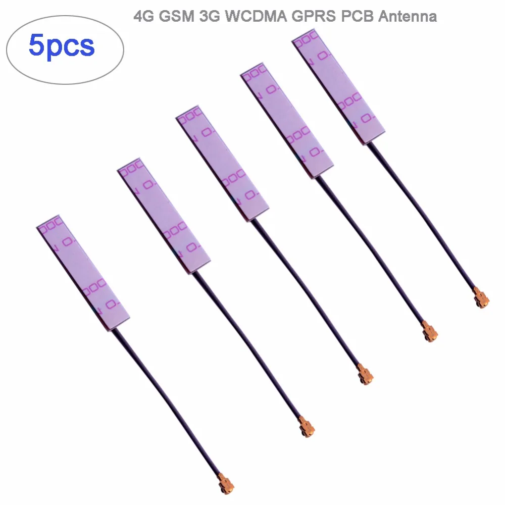 5 шт./лот 4G GSM 3G WCDMA GPRS PCB антенна 50 Ом 7X35 мм для SIM900A 908 SIM800 модуль|Антенны дронов| |