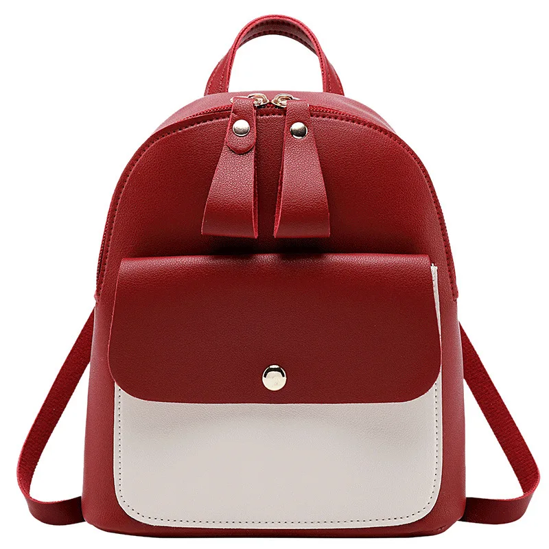 

Tonny Kizz Small Leather Backpack Fashion PU Women Mini Backpack School Bags For Teenage Girls Back Pack Children Cute Backpack