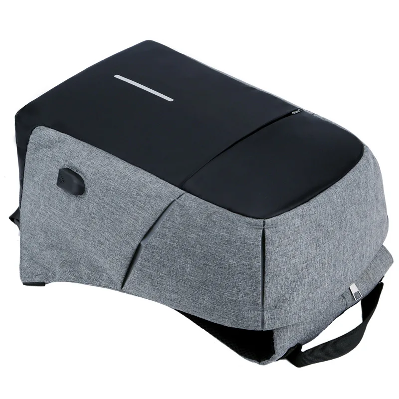  Men Anti theft Backpack USB Charging 15.6 Laptop Backpack Multifunction Waterproof Travel Bagpack w - 32890410334