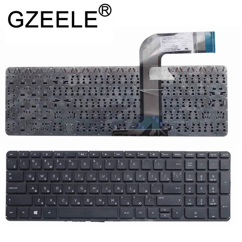 

GZEELE Russian RU laptop Keyboard for HP Pavilion 15-p031na 15-p032na 15-p038na 15-p043na 15-p046na