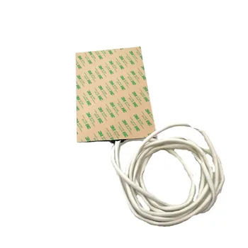

230v 100w 150*235*1.5mm Industrial silicone heater adhesive 1 side 100k thermistor 1000mm lead wire out from middle of 150mm