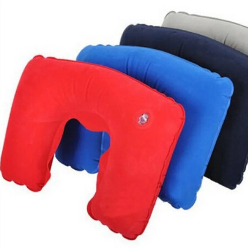 1pcs U shape Neck Rest Air Inflatable pillow Travel Plane train