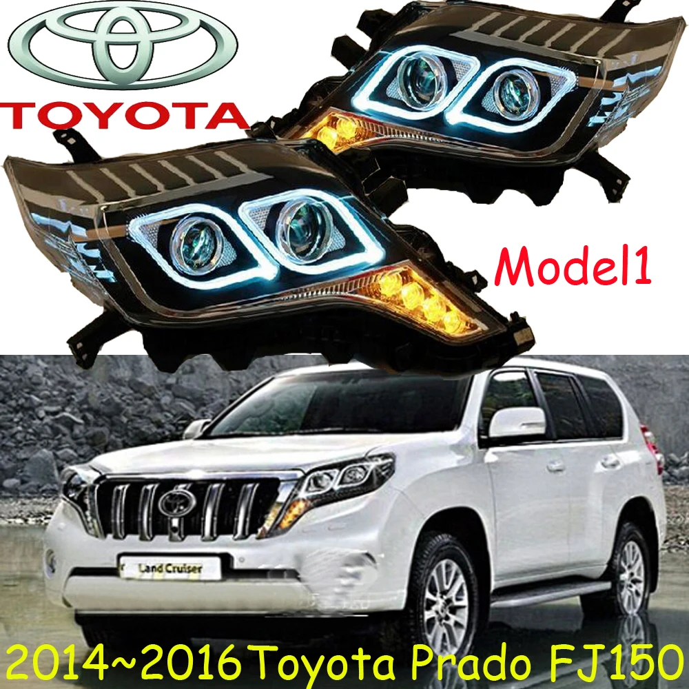 Prado headlight LC150 FJ150 2700 4000 2014 2016 Free ship Prado fog light 2ps set 2pcs
