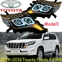 Prado headlight LC150 FJ150 2700 4000 2014 2016 Free ship Prado fog light 2ps set 2pcs