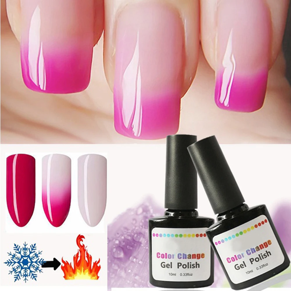 

10ml Nail Polish Temperature Color Change UV Gel Polish Soak off Nail Polish
