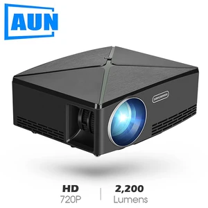 AUN MINI Projector C80 UP, 1280x720 Resolution, Android WIFI Proyector, LED Portable HD Beamer for Home Cinema, Optional C80 AUN MINI Projector C80 UP, 1280x720 Resolution, Android WIFI Proyector, LED Portable HD Beamer for Home Cinema, Optional C80