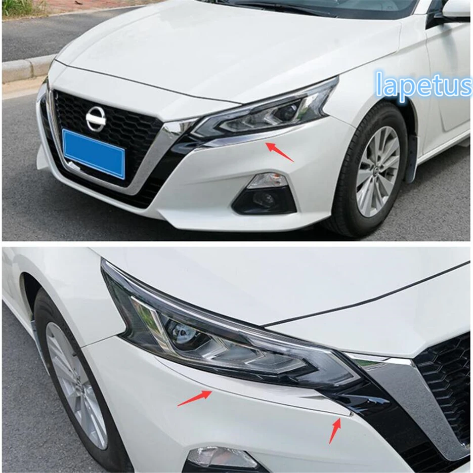 

Lapetus Front & Rear Lights Lamp Eyelid Eyebrow Decoration Frame Cover Trim Stainless Steel Fit For Nissan Altima / Teana 2019