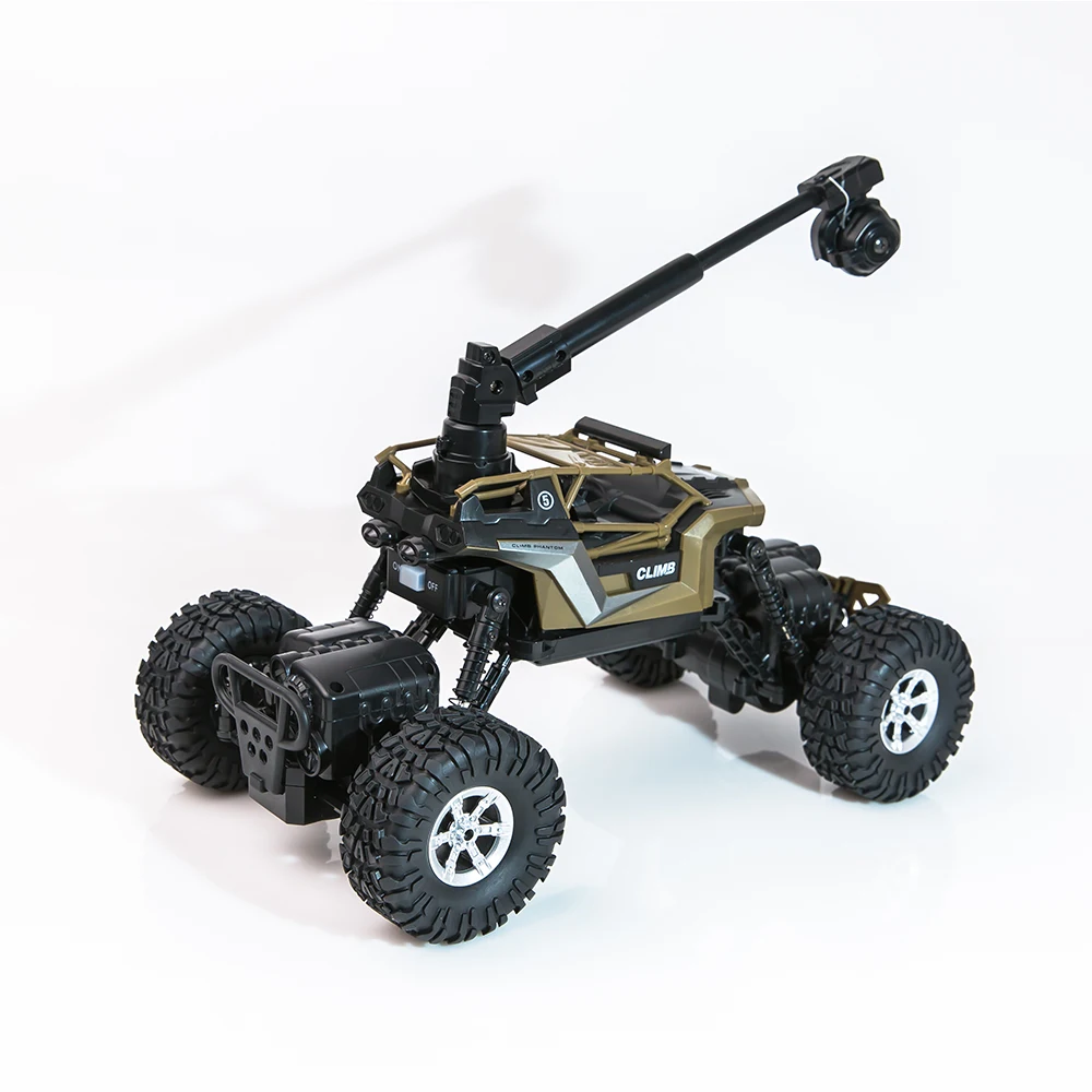 RC Car 1/16 2 4G 480P камера дистанционного управления скалолазания Wi Fi FPV 2CH 4WD двойной