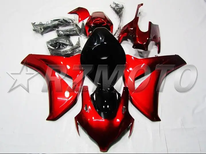 

4Gifts New ABS Full Fairings For CBR1000RR CBR1000 CBR 1000 RR 2008 2009 2010 2011 09 11 08 Injection Fairing Dark Red Black
