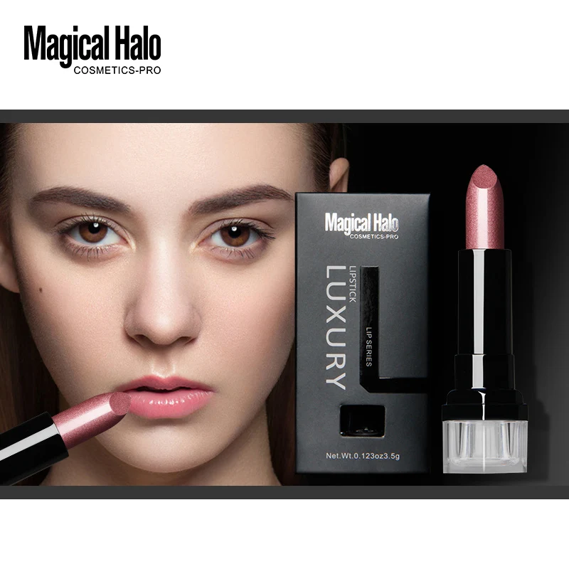 

Long-Lasting Silky Temptation Lipstick 23 Colors Nutritious Beauty Lips Makeup Brand Pearl Light And Matte Lipstick