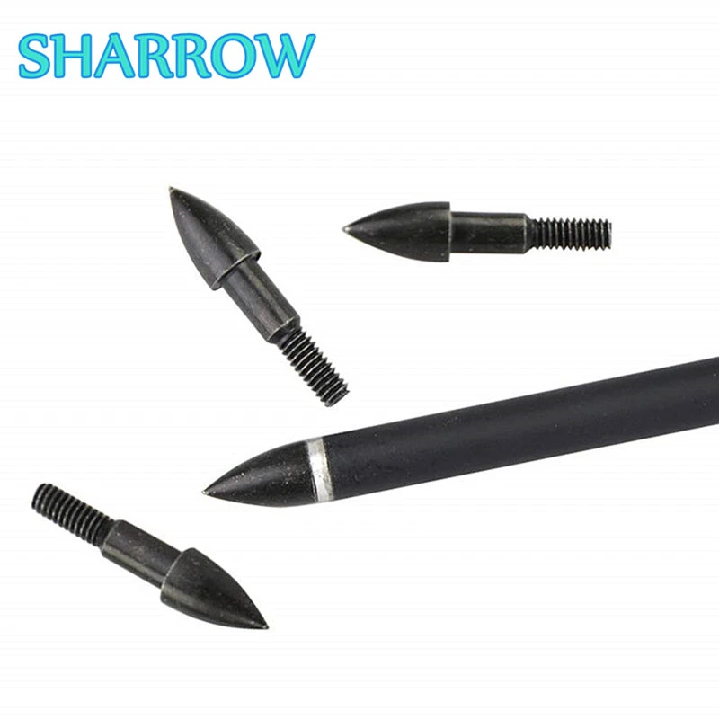 

12/24/50Pcs 75 Gr Archery Target Filed Points Tips Bullet Arrowheads Broadheads For Arrow Shooting Training Practice Accessories