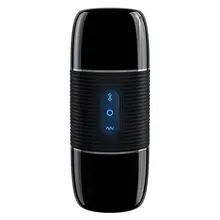 WOWYES Intelligent Bluetooth Speaker Masturbator Silicone Vagina Realistic Pocket Pussy Male Masturbation Cup Sex Toys For Men