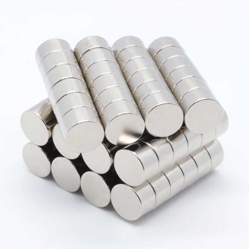 10 шт 10x8 мм Мини Круглые неодимовые магниты 10*8 мм N35 супер мощный Craft редкоземельный неодимовый магнит 10x8 мм