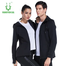 Пара, стильное хлопковое спортивное пальто с длинными рукавами, зимняя одежда для бега, мужская и женская спортивная одежда, тренировочная дышащая куртка-кардиган