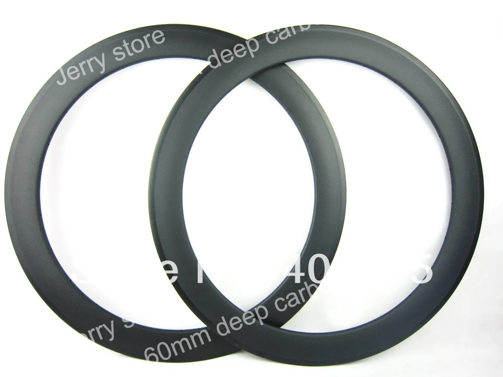 

60mm deep clincher carbon bike rim U type rim,25mm width 700C high quality toray T700 for road bike