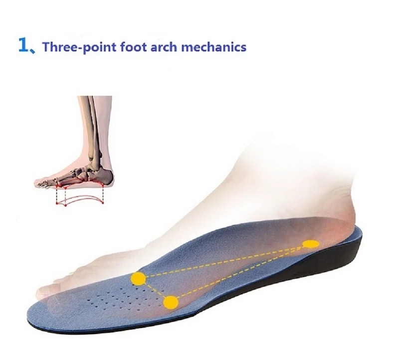 Весенняя ортопедическая обувь с плоской подошвой для взрослых из ЭВА с поддержкой свода стопы, ортопедические стельки для обуви для мужчин и женщин