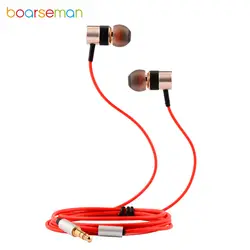 Boarseman KR25D Проводные Наушники HiFI наушники-Вкладыши Super Bass Наушники Спорт Лихорадка Металлические Наушники Для iPhone Samsung Xiaomi Meizu HTC