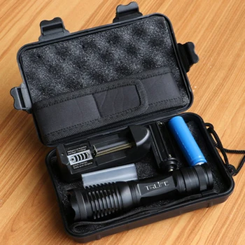 

LED Rechargeable Flashlight XML T6/L2/V6 linterna torch 18650 Battery 5 Modes Waterproof Outdoor Camping Powerful Led Flashlight