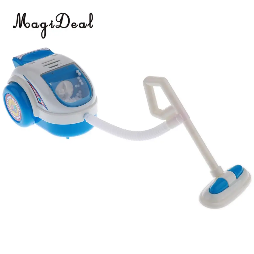 MagiDeal Plastic Simulation Home Appliance for Kids Children Pretend Role Play Furniture Toy - Blue Vacuum Cleaner