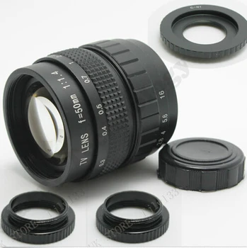 

Fujian 50mm F1.4 CCTV TV Movie lens + C Mount to N 1 for Nikon 1 N1 V1 V2 J1 J2 (C-N1) with track number