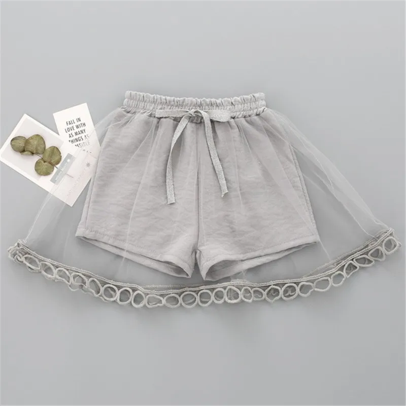 Летняя юбка для маленьких девочек модная сетчатая танцев Новое поступление