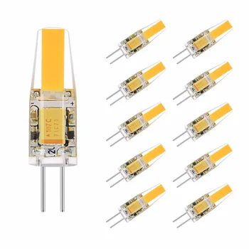 

2Watt Non-Dimmable G4 LED Bi-Pin base COB 12V Light Bulb Warm White Waterproof Halogen G4 20W ~ 25W led Replacement