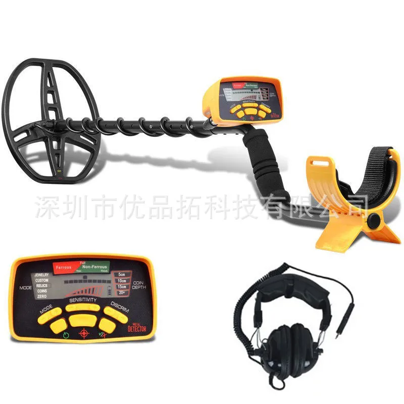 

Underground Metal Detector Professional MD6350 Gold Digger Kit Treasure Finder Hunter Long Range Depth Detection Detecting Gem