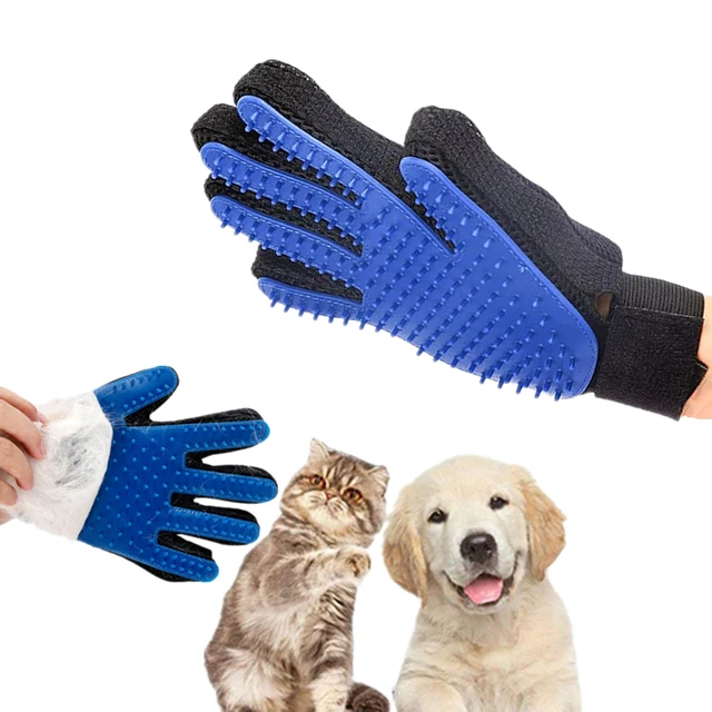 Pet Dog Hair Brush Comb Glove For Pet Cleaning Massage Glove For Animal