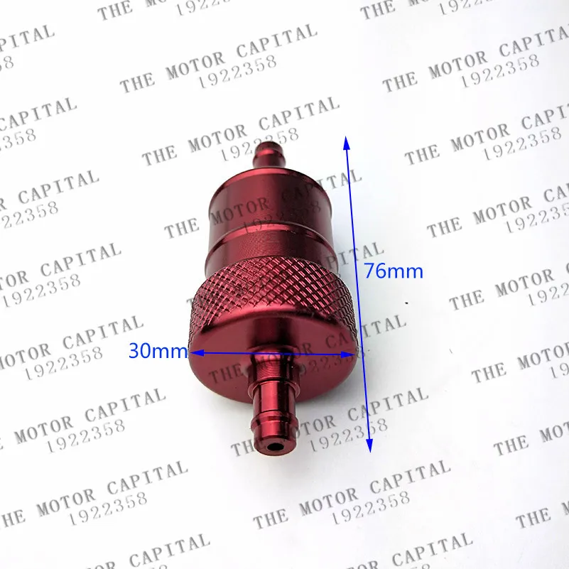 Высококачественный очиститель масляного фильтра мотоцикла запасные части алюминиевый цвет сплав красный