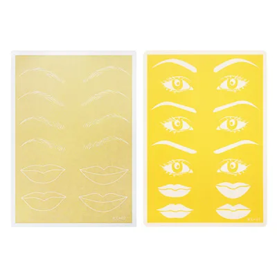 

1pcs permanent makeup Tattoo Training supplies Silicone faux sourcils Eyebrow Tattooing Skin microblading accesories For Tattoo