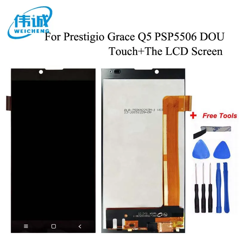 ЖК дисплей для Prestigio Grace Q5 PSP 5506 сенсорный DUO 5506DUO экран сменный экран|lcd screen|lcd screen