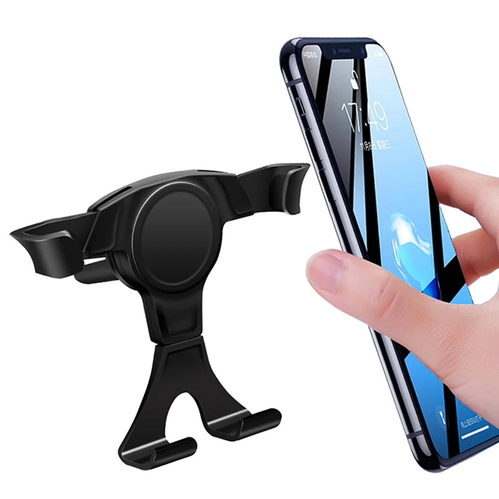 

Car Phone Holder 360 Degree Rotation Automobiles Air Vent Gravity Mount Universal Smartphone Bracket Support Auto Accessories