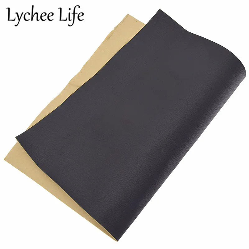 Lychee Life A4 кожаные патч-наклейки ткань красочные 29x21 см PU Ткань DIY домашнее шитье, ремонт аксессуары для одежды - Цвет: 1