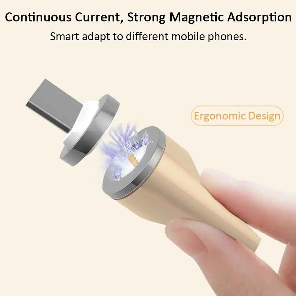 Магнитный адаптер 3A ток Быстрая зарядка Магнитный преобразователь три в одном адаптер IOS Android type-C передача Micro USB разъем