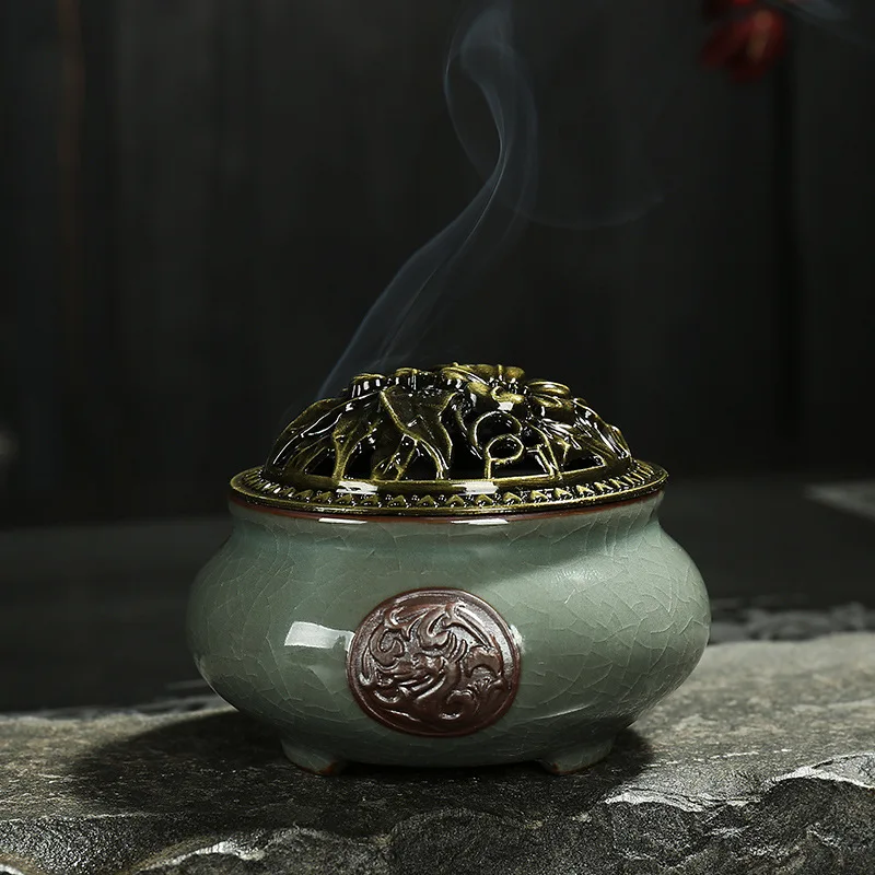 Celadon фарфоровый репеллент от комаров поднос для благовоний классическая