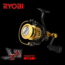 RYOBI ZAUBER CF 2000 4000 металлический корпус колеса углеродное волокно ручки велосипеда руль на плоской подошве, из ЭВА ручка 10 Подшипники алюминиевая бобина Скорость Спиннинг рыболовная Катушка