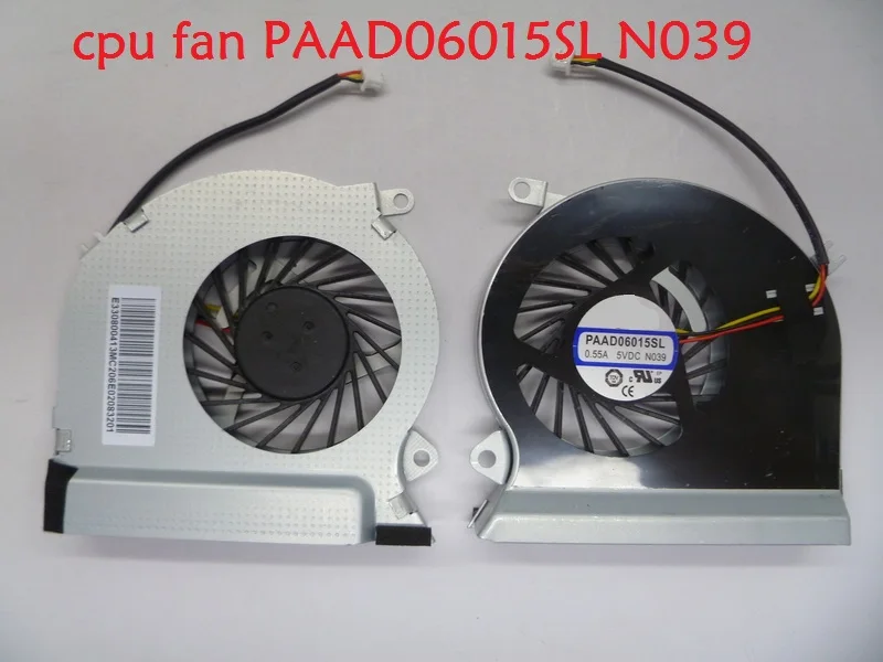 Ноутбук Процессор вентилятор для MSI GE60 MS-1756 MS-1757 PAAD06015SL N284 A166 N039 E330800401MC E310406410CA E312500263CA E312500253CA
