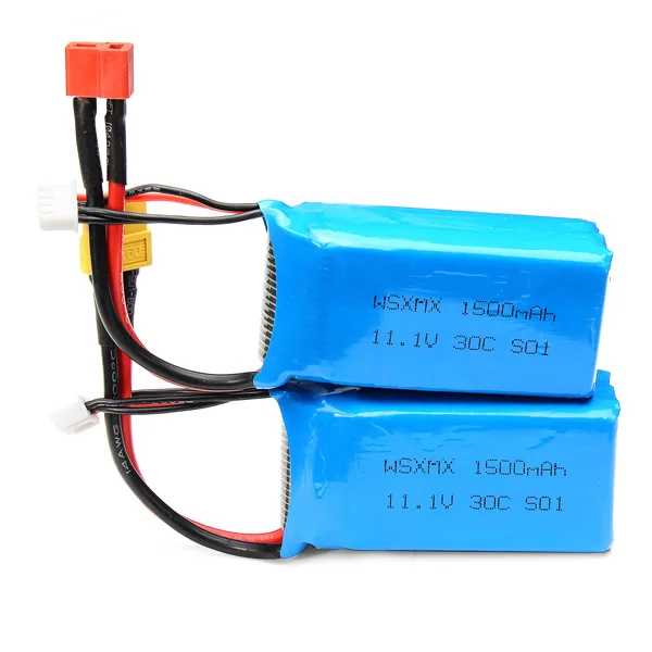 

New WSX WSX-S01 11.1V 30C 1500mAh Battery For QAV250 Frame Kit