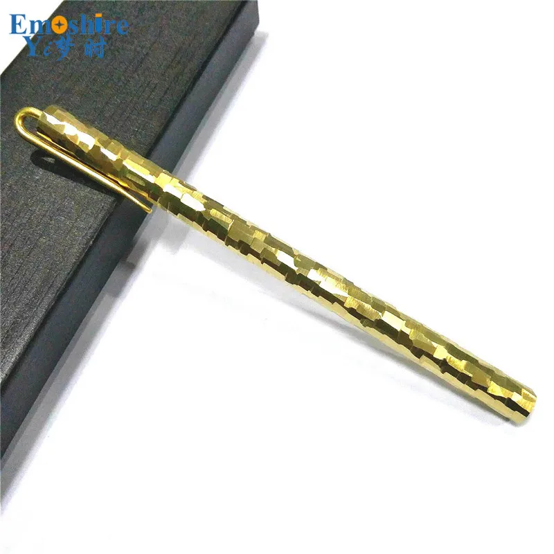 Emoshire Handmade stone bronze pen signature pen personality brass pen metal neutral pen custom couple student gift gift (7)