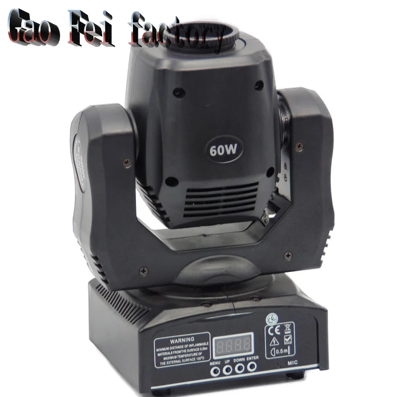 

4pcs/lot 60W LED Spot Moving Head Light 60W LED DJ Spot Light China 60W gobo moving heads lights super bright LED DJ Spot Light