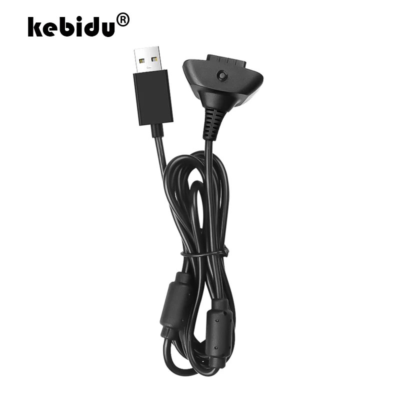 Cable de carga USB de 1,8 m para Xbox 360, controlador de juego