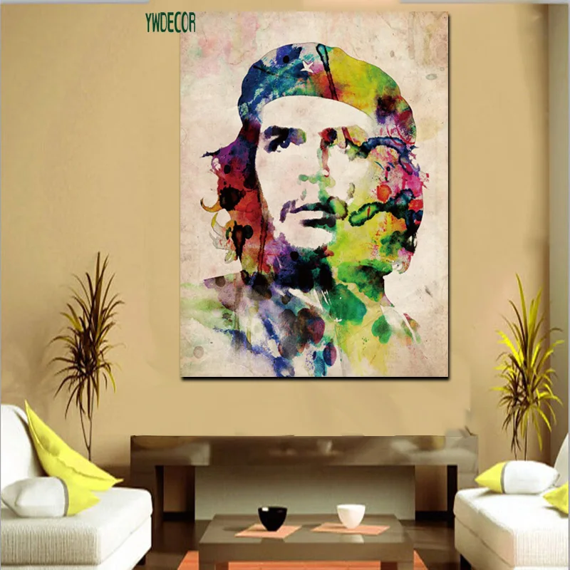 HD Print Watercolor Elvis Presley Che Guevara freedomWall Art Canvas Painting Pop Art on Canvas Living Room Poster Sofa Cuadros