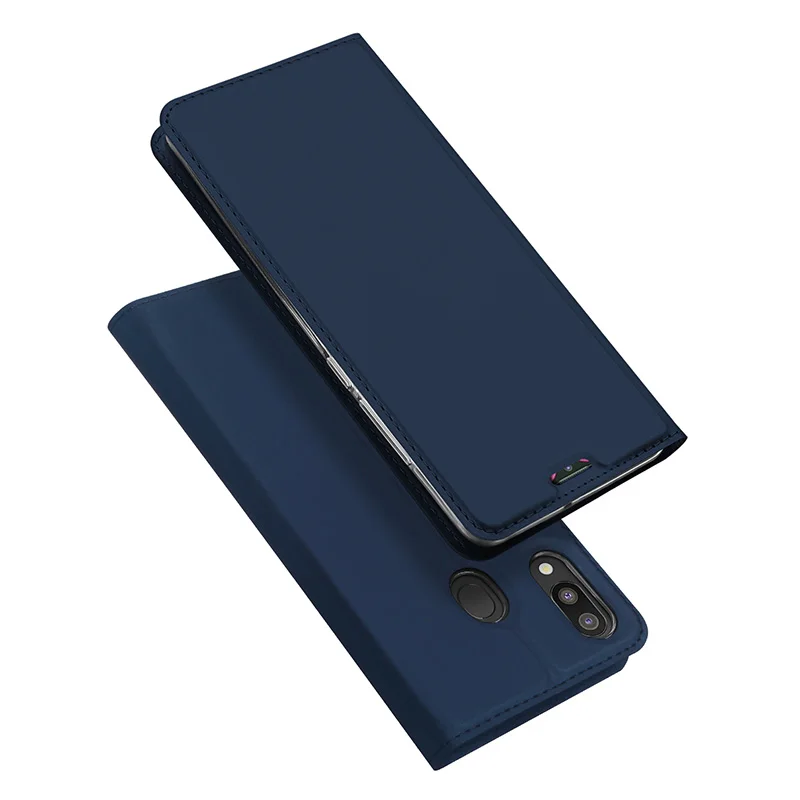 dark blue M20 чехол Dux Ducis кожаный бумажник Coque для samsung Galaxy M20 M10 Чехол Флип кожаный чехол для samsung Galaxy M10 M30 чехол - Цвет: dark blue