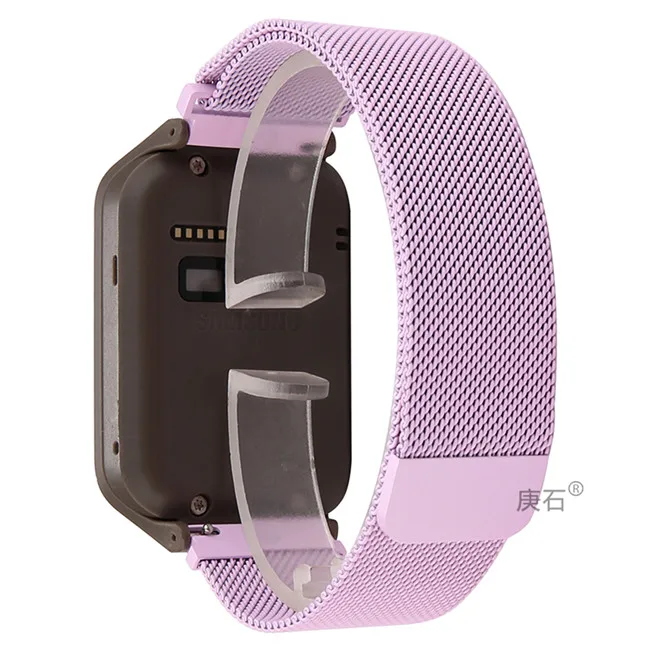 Light purple 20 мм Миланский ремешок для часов Ремешок для samsung gear sport R600, galaxy watch Active, s2 Classic R732, galaxy watch 42 мм - Цвет ремешка: Light purple