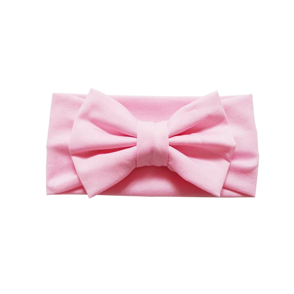 1Pc Cute Headwear Vintage Bowknot Stretch Hairband for Baby Infant Children Kids Girls Beach Party Photo Prop Fashion Acc