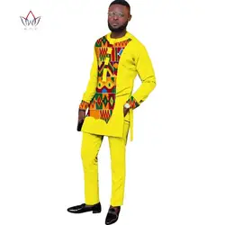 6XL Африканский Мужской Хлопковый костюм новая версия длинный рукав, дышащий ретро, Национальный стиль весна осень одежда свободный костюм