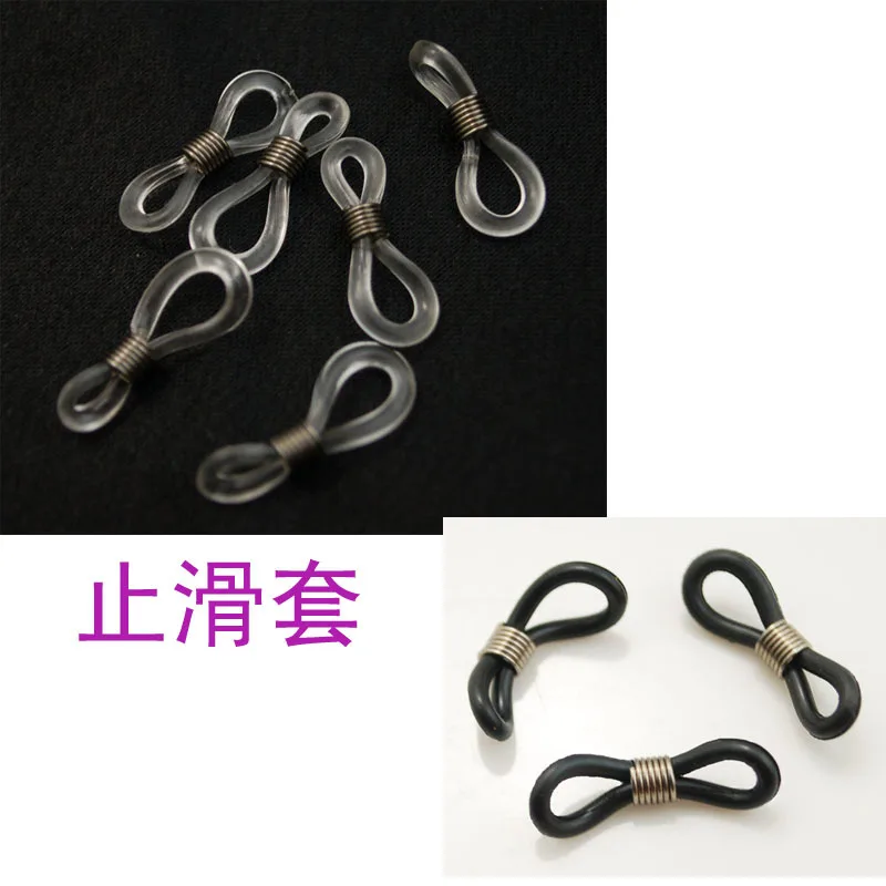 

Diy beads material glasses chain glasses rope silica gel slip-resistant rubber ring Slip sleeve glasses accessories 100pairs/lot
