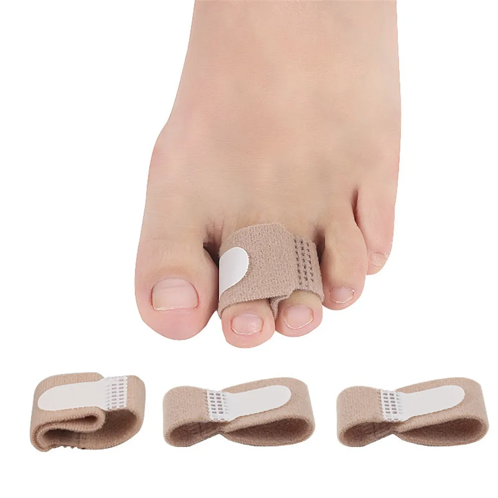 2PC Fabric Toe Finger Straightener Hammer Toe Hallux Valgus Corrector Bandage Toe Separator Splint Wrap Foot Stretcher Care Tool 2PC Fabric Toe Finger Straightener Hammer Toe Hallux Valgus Corrector Bandage Toe Separator Splint Wrap Foot Stretcher Care Tool