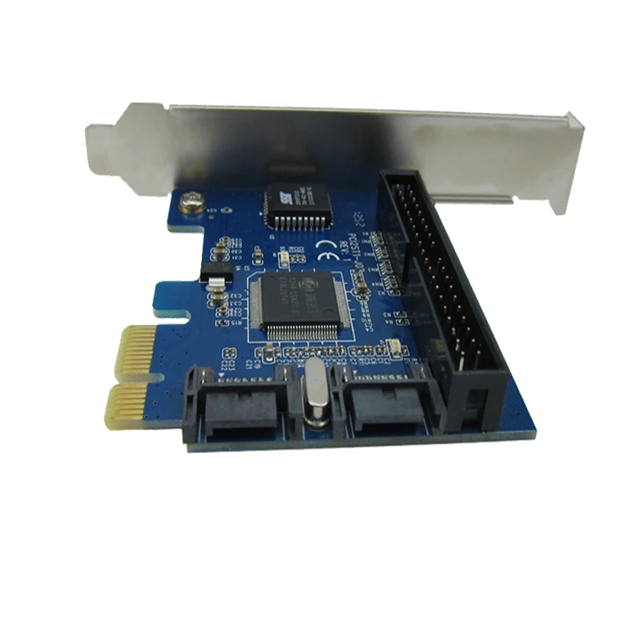 Raid SATA порт мультипликатор PCI-E для SATA2.0 raid карта PCIe dual + IDE 40pin контроллер жесткого